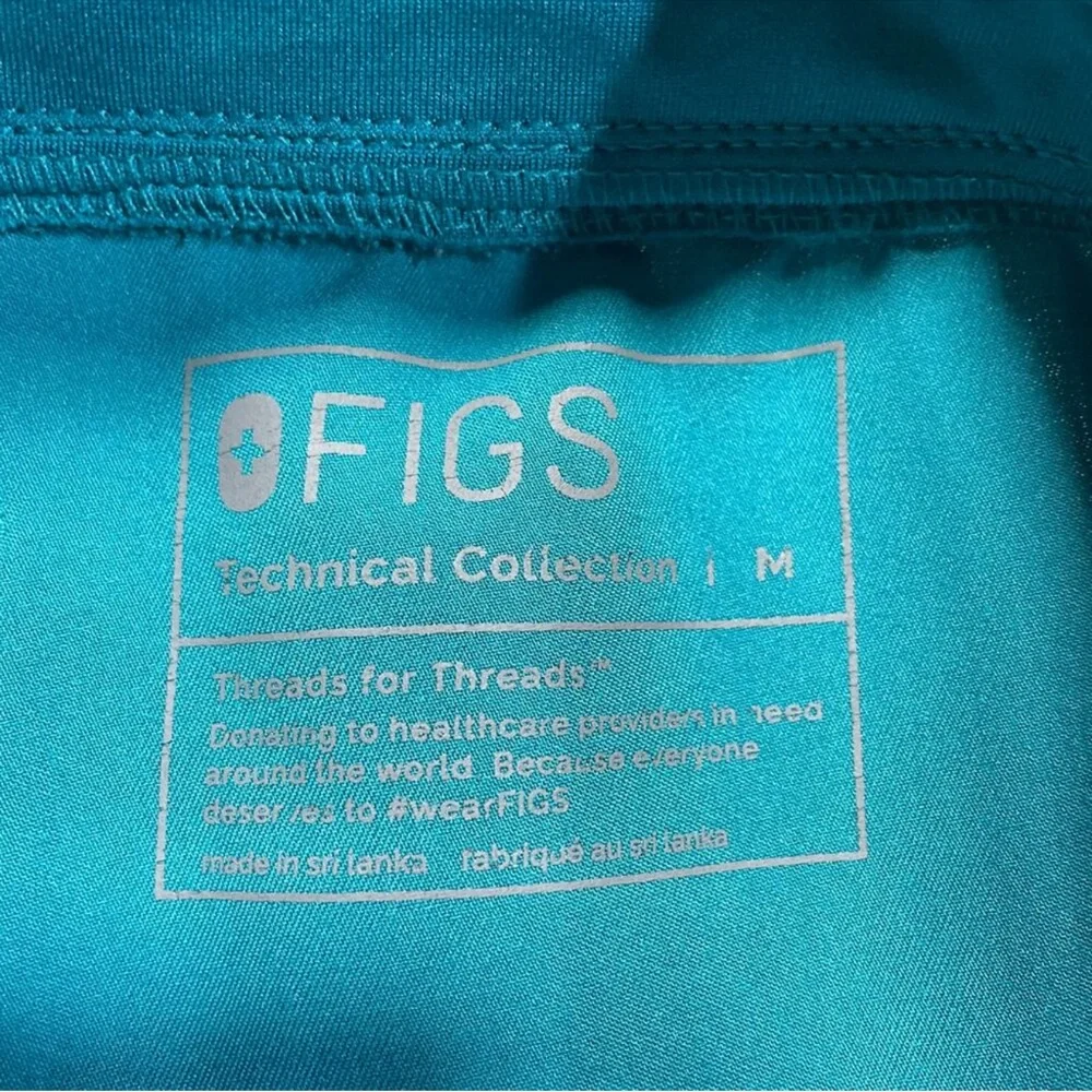 Figs Medium Pacific Blue Zamora Scrub Joggers - Picture 3 of 7